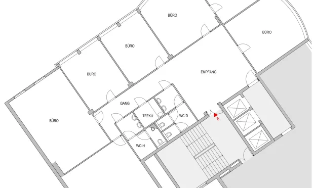 Thumbnail: Attraktive Bürofläche in zentraler Lage