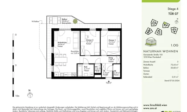 Thumbnail: Erstbezug – Idyllisch im Grünen – Großes Outdoor-Areal