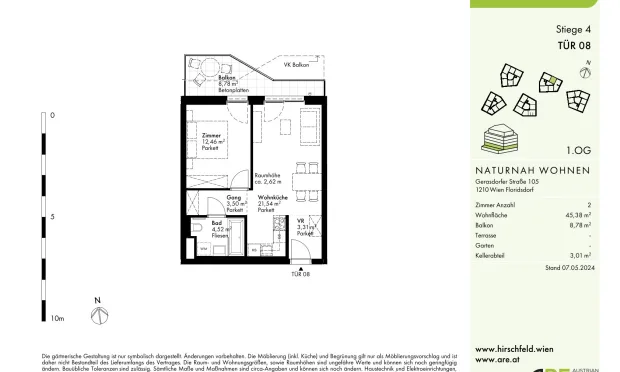 Thumbnail: Hirschfeld - First occupancy with outdoor spaces - sustainable living on the outskirts of the city!