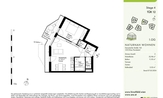Thumbnail: Hirschfeld - First occupancy with outdoor spaces - sustainable living on the outskirts of the city!