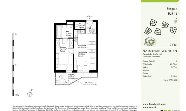 Thumbnail: Hirschfeld - First occupancy with outdoor spaces - sustainable living on the outskirts of the city!