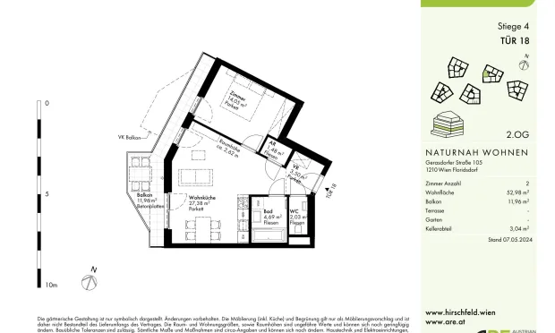 Thumbnail: Hirschfeld - First occupancy with outdoor spaces - sustainable living on the outskirts of the city!
