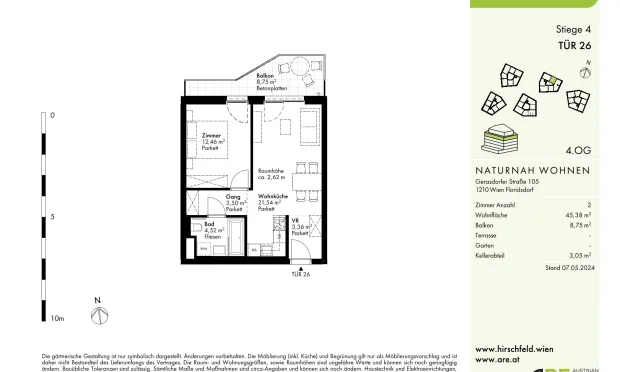 Thumbnail: Hirschfeld - First occupancy with outdoor spaces - sustainable living on the outskirts of the city!