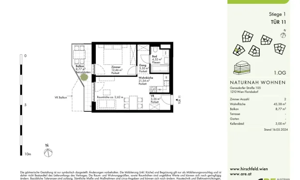 Thumbnail: „Das Hirschfeld“ Erstbezüge mit Außenflächen-nachhaltiges Wohnen am Rande der Stadt!