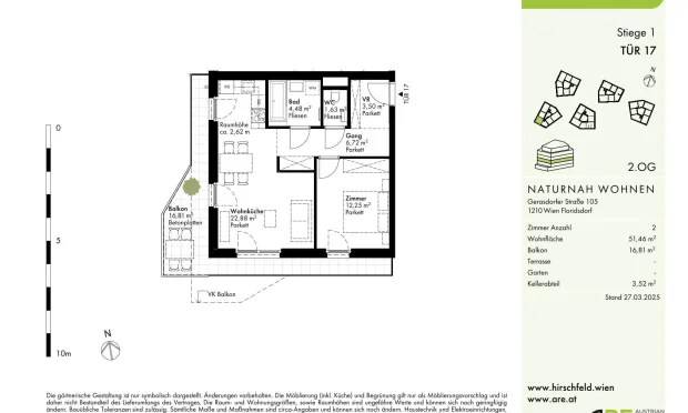 Thumbnail: Hirschfeld - First occupancy with outdoor spaces - sustainable living on the outskirts of the city!