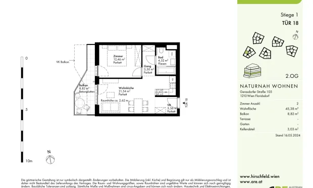 Thumbnail: „Das Hirschfeld“ Erstbezüge mit Außenflächen-nachhaltiges Wohnen am Rande der Stadt!