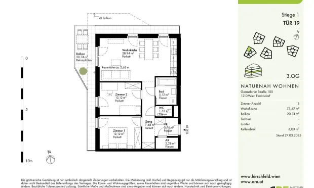 Thumbnail: Hirschfeld - First occupancy with outdoor spaces - sustainable living on the outskirts of the city!