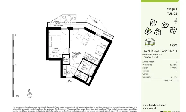 Thumbnail: Hirschfeld - First occupancy with outdoor spaces - sustainable living on the outskirts of the city!