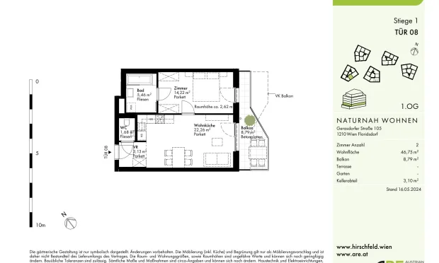Thumbnail: Hirschfeld - First occupancy with outdoor spaces - sustainable living on the outskirts of the city!