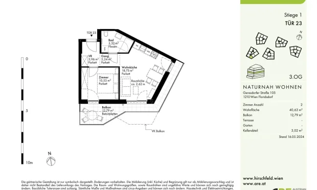 Thumbnail: Hirschfeld - First occupancy with outdoor spaces - sustainable living on the outskirts of the city!