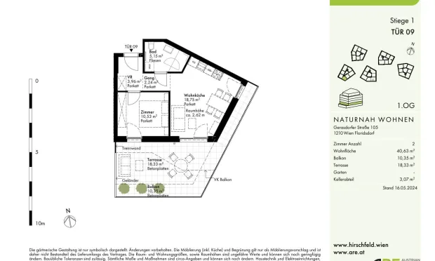 Thumbnail: Hirschfeld - First occupancy with outdoor spaces - sustainable living on the outskirts of the city!