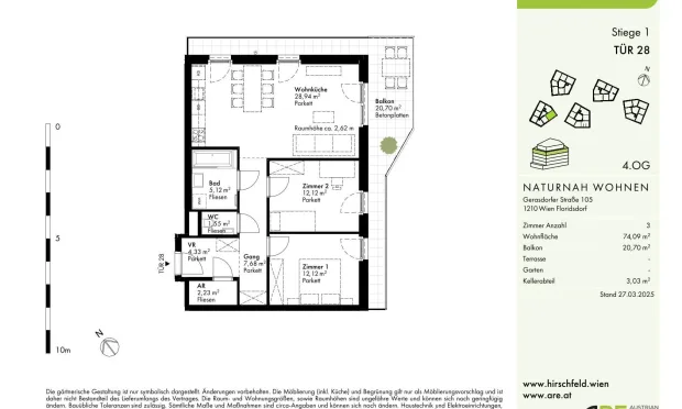 Thumbnail: Hirschfeld - First occupancy with outdoor spaces - sustainable living on the outskirts of the city!