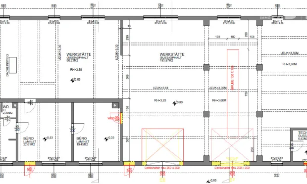 Thumbnail: Operating location in the north of Vienna