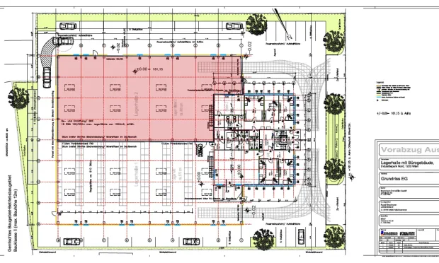 Thumbnail: Moderne Lagerhalle im Wiener Norden