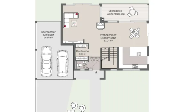Thumbnail: Modern villa with garden and pool