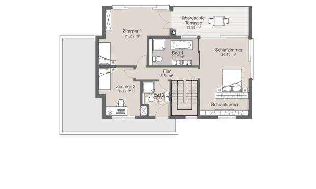 Thumbnail: Modern villa with garden and pool