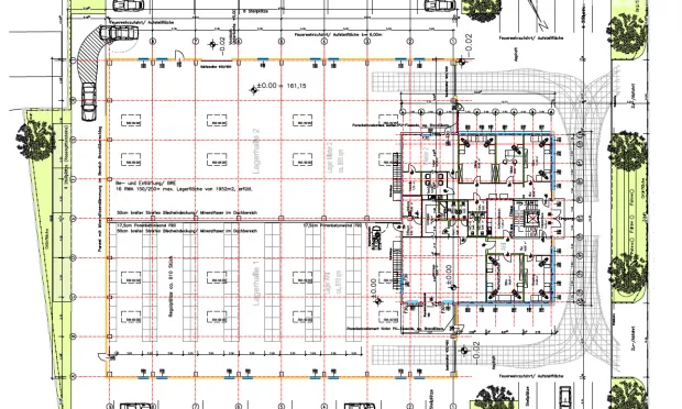 Thumbnail: Moderne Lagerhalle im Wiener Norden