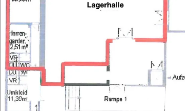 Thumbnail: Lagerhalle mit Büro im Wiener Norden