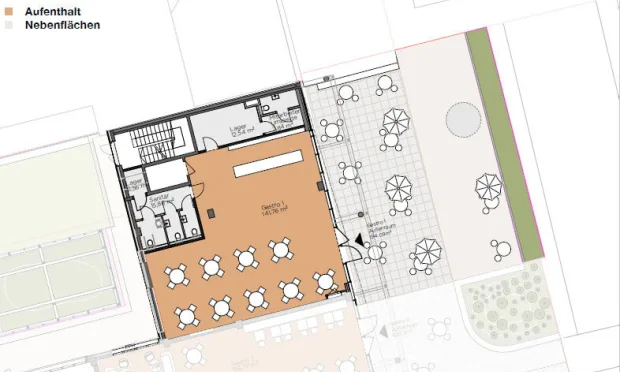 Thumbnail: Restaurant area in Work-Life Building