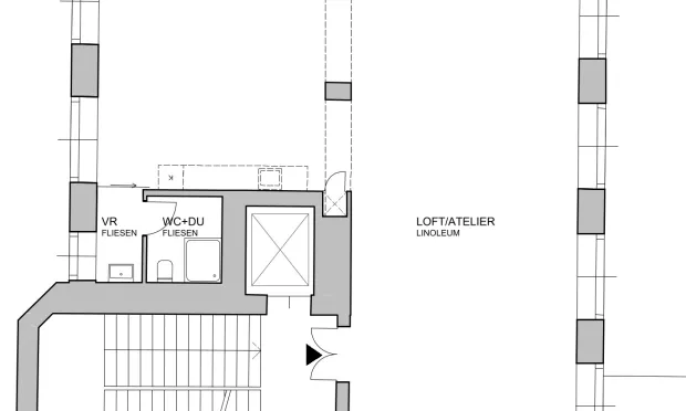 Thumbnail: Stilvolles Atelier bei Mariahilfer Straße