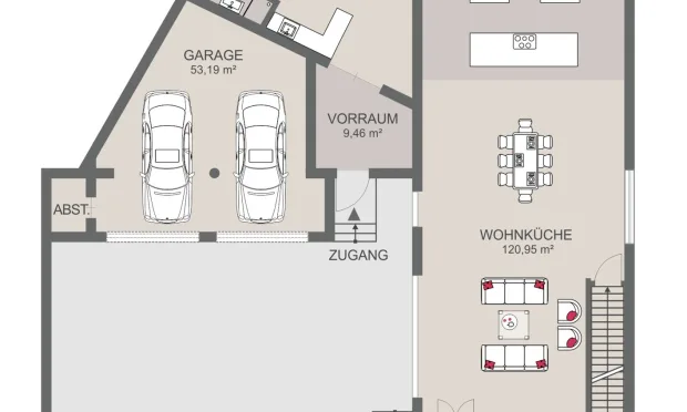 Thumbnail: Mitten im Neunten - Loft mit Garten und Terrasse