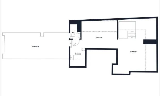 Thumbnail: Two-room maisonette with outdoor space and parking spot in Hernals.
