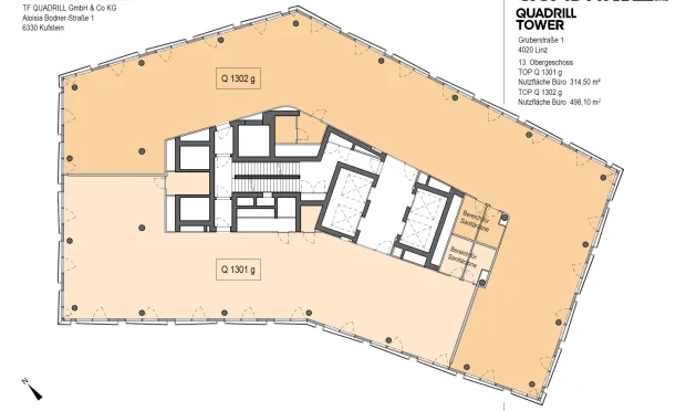 Thumbnail: COMMISSION-FREE – Modern Offices in the Quadrill Tower