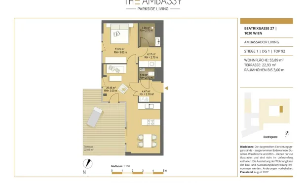 Thumbnail: Wohnen am Stadtpark! Zentral gelegene 2-Zimmerwohnung