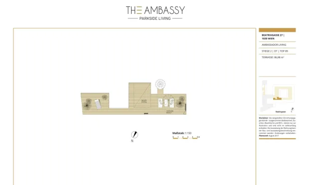 Thumbnail: Penthouse mit Blick auf den Stephansdom und großzügigen Freiflächen