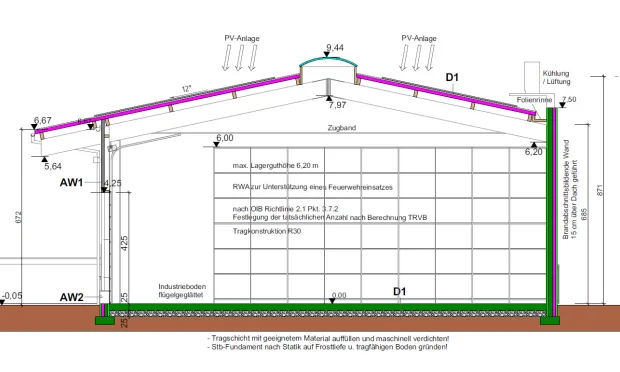 Thumbnail: Newly built warehouses in the north of Vienna