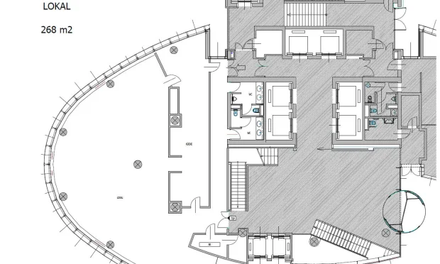 Thumbnail: Gastrofläche im ANDROMEDA TOWER