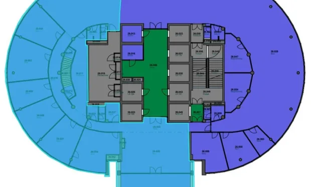 Thumbnail: MILLENNIUM TOWER - Moderne Büros mit Weitblick