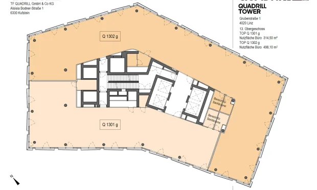 Thumbnail: PROVISIONSFREI - Moderne Büros im Quadrill Tower