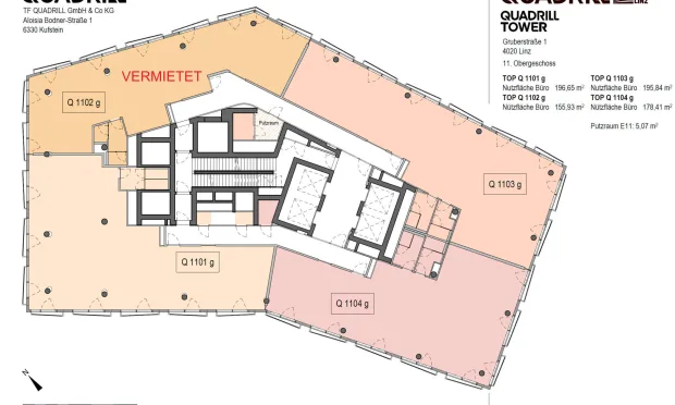 Thumbnail: COMMISSION-FREE – Modern Offices in the Quadrill Tower