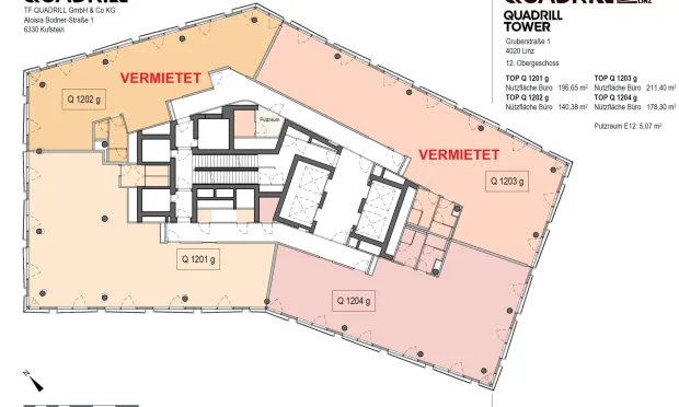 Thumbnail: COMMISSION-FREE – Modern Offices in the Quadrill Tower