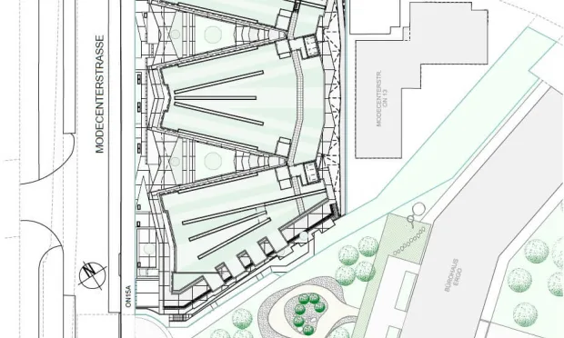 Thumbnail: MC 15 - Ein Bürogebäude, das Effizienz, Innovation und Umweltbewusstsein vereint.