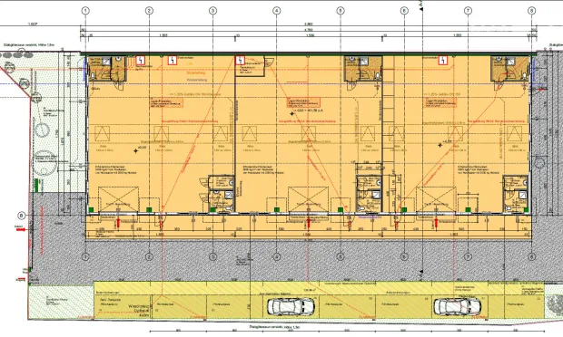 Thumbnail: Newly built warehouses in the north of Vienna