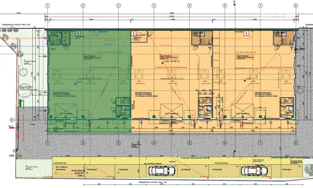 Thumbnail: Newly built warehouses in the north of Vienna