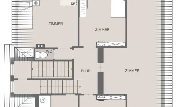 Thumbnail: Mitten im Cottage - Villa mit großem Garten