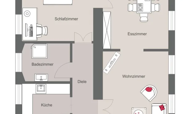 Thumbnail: Old building apartment in need of renovation in a prime location of Ober St. Veit