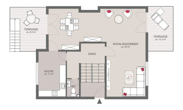 Thumbnail: Toplage in Grinzing - Doppelhaushälfte mit Terrasse und Garten