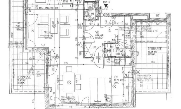 Thumbnail: Dachgeschoß Maisonette mit 3 Terrassen in Ottakring