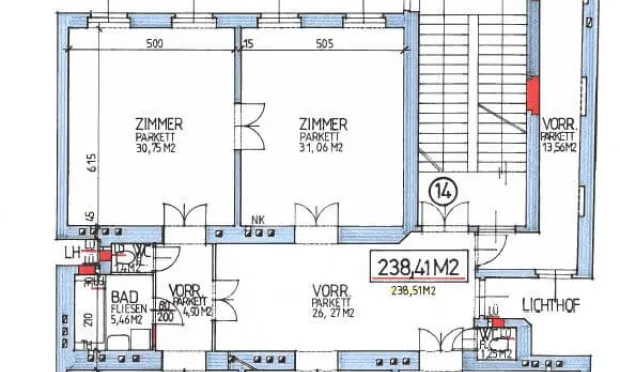 Thumbnail: Terrassenbüro direkt am Naschmarkt