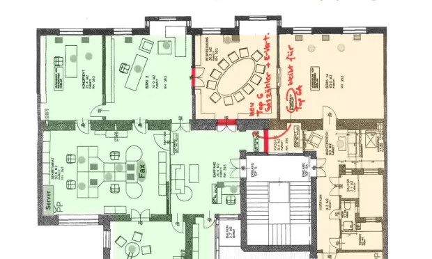 Thumbnail: Altbaubüro Nahe Schwarzenbergplatz