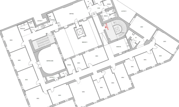 Thumbnail: Bürofläche in repräsentativer Innenstadtlage