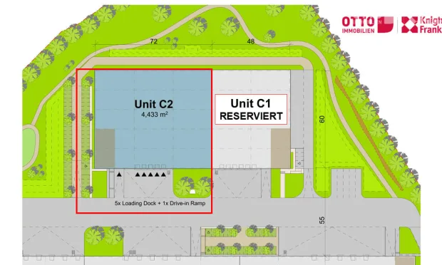 Thumbnail: Industrie- und Wirtschaftspark Oberösterreich - neue Halleneinheit in der Vorvermarktung