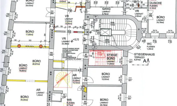 Thumbnail: Büro mit Altbaucharme im Herzen von Wien