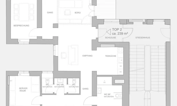 Thumbnail: Stilvolle City-Büros im sanierten Wiener Altbau