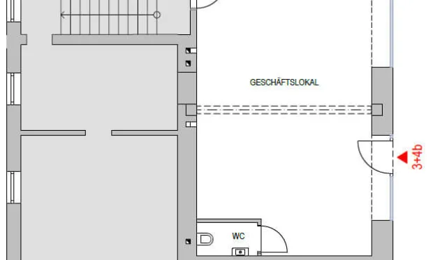 Thumbnail: Geschäftslokal mit guter Sichtbarkeit