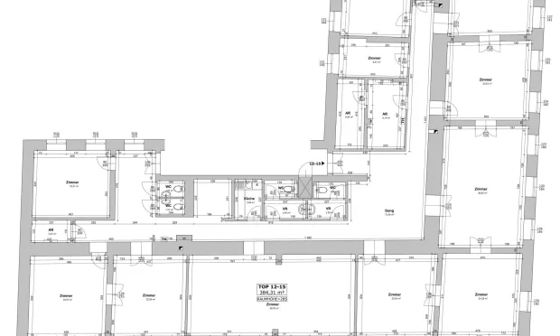 Thumbnail: Prestige-Adresse: Altbaubüro mit Blick auf Schloss Belvedere